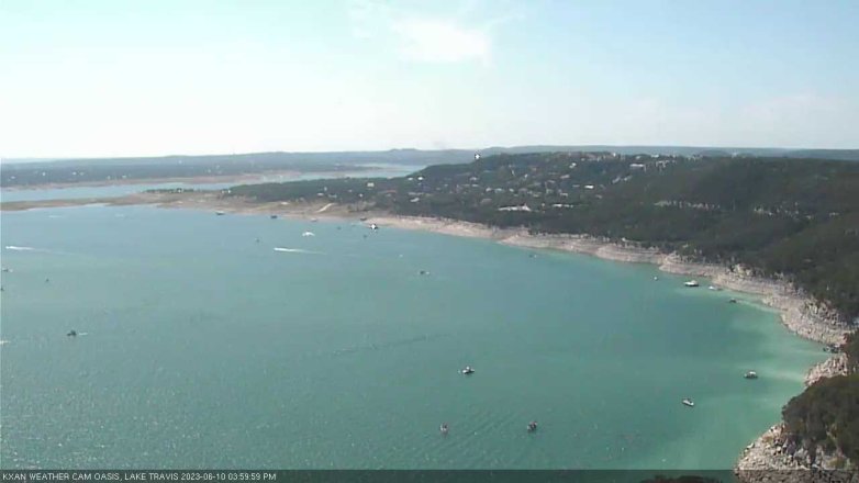 Lake Travis webcam, June 10, 2023 4:00 PM CT