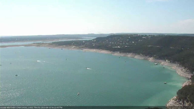Lake Travis webcam, June 10, 2023 4:25 PM CT