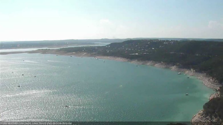 Lake Travis webcam, June 10, 2023 5:00 PM CT