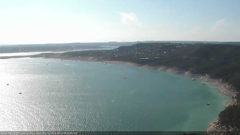 Lake Travis webcam, June 10, 2023 5:25 PM CT