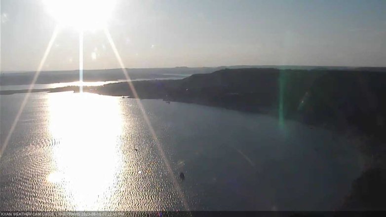 Lake Travis webcam, June 10, 2023 7:25 PM CT
