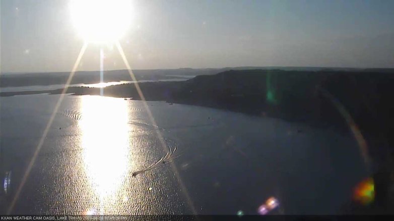 Lake Travis webcam, June 10, 2023 7:45 PM CT