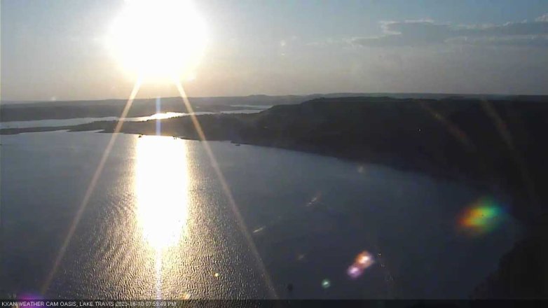 Lake Travis webcam, June 10, 2023 8:00 PM CT