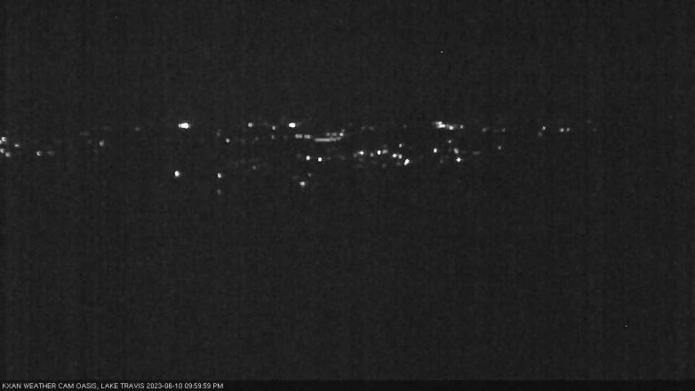 Lake Travis webcam, June 10, 2023 10:00 PM CT