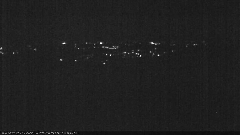 Lake Travis webcam, June 10, 2023 11:00 PM CT