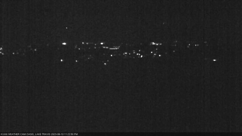 Lake Travis webcam, June 10, 2023 11:25 PM CT