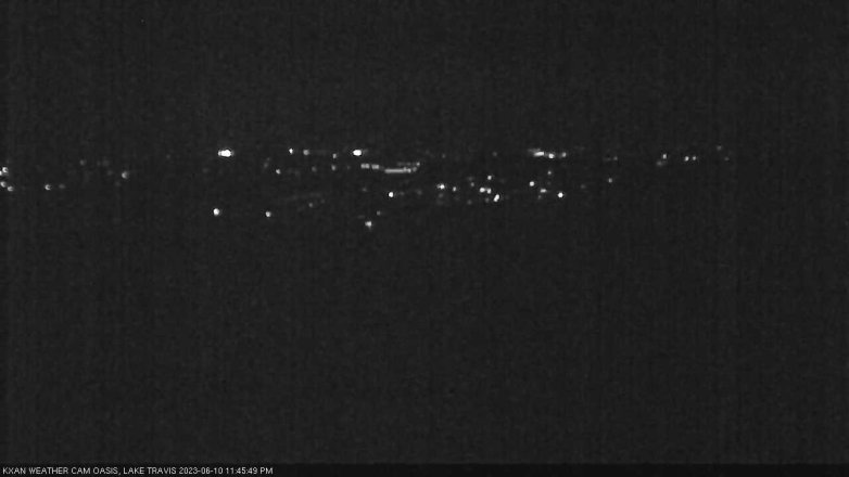 Lake Travis webcam, June 10, 2023 11:45 PM CT