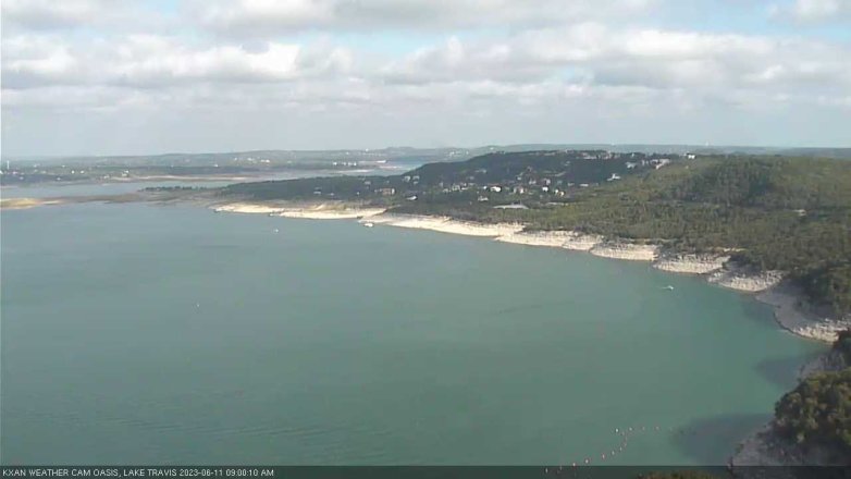 Lake Travis webcam, June 11, 2023 9:00 AM CT