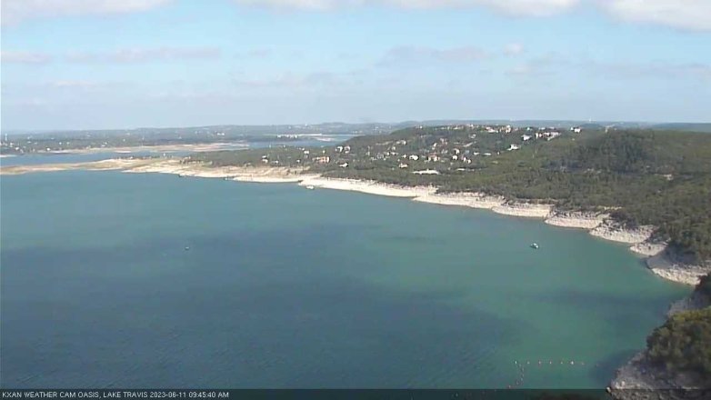 Lake Travis webcam, June 11, 2023 9:45 AM CT