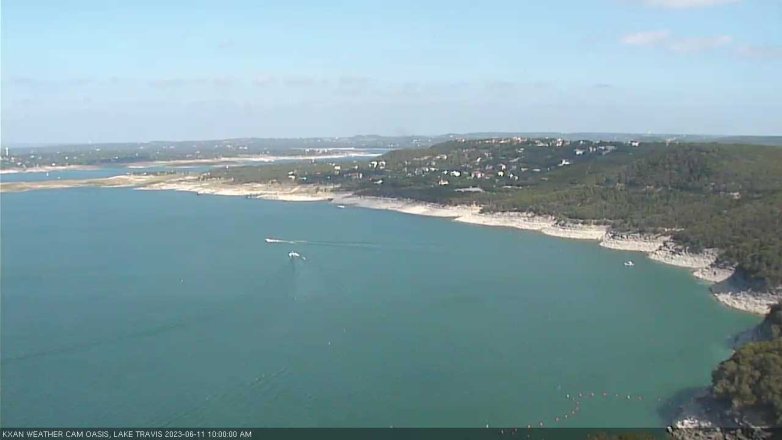 Lake Travis webcam, June 11, 2023 10:00 AM CT