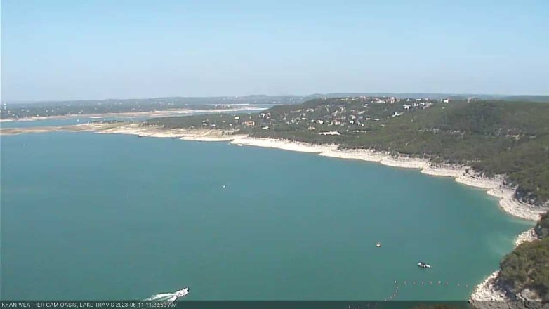 Lake Travis webcam, June 11, 2023 11:25 AM CT