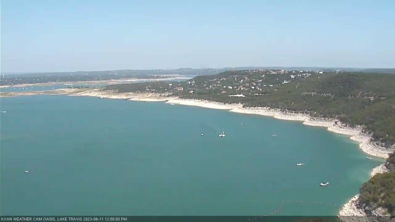Lake Travis webcam, June 11, 2023 12:00 PM CT