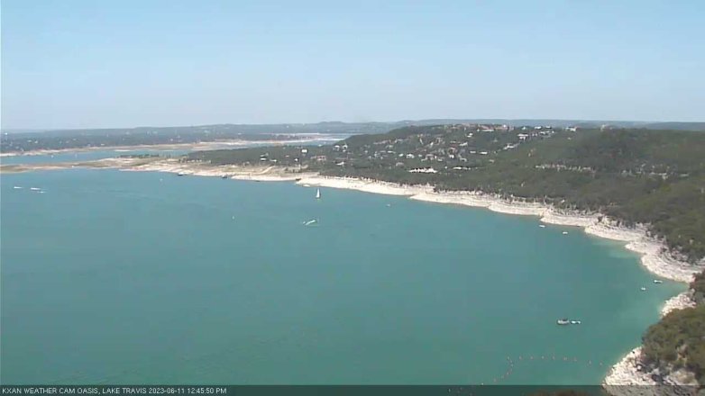 Lake Travis webcam, June 11, 2023 12:45 PM CT