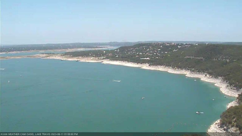 Lake Travis webcam, June 11, 2023 1:00 PM CT
