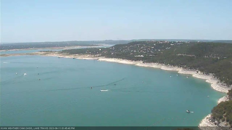 Lake Travis webcam, June 11, 2023 1:45 PM CT