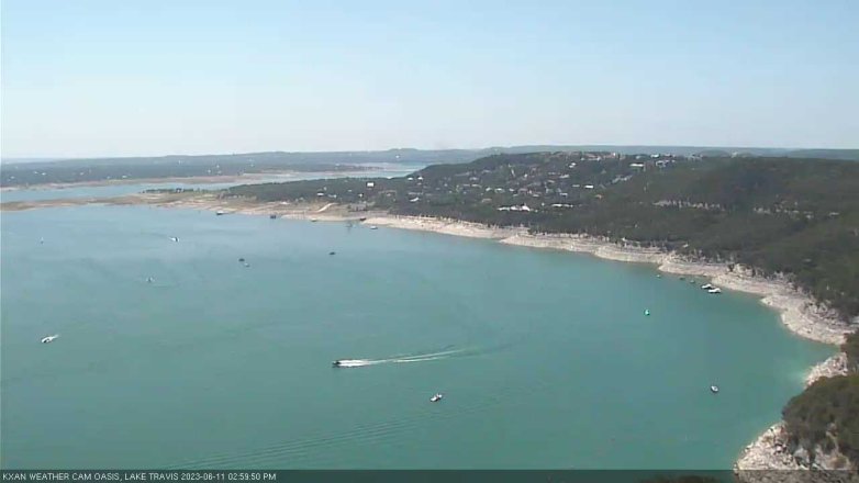 Lake Travis webcam, June 11, 2023 3:00 PM CT