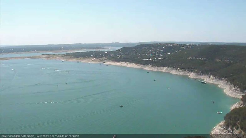 Lake Travis webcam, June 11, 2023 3:25 PM CT