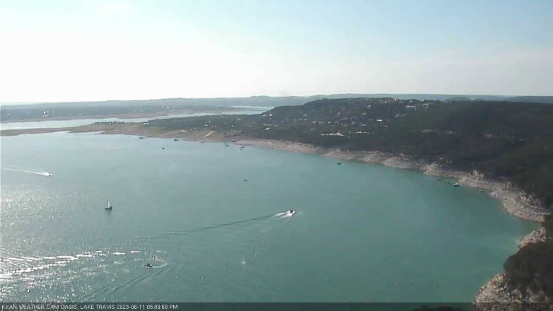 Lake Travis webcam, June 11, 2023 5:00 PM CT