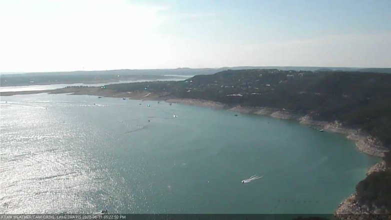 Lake Travis webcam, June 11, 2023 5:25 PM CT