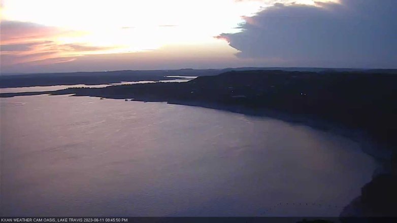Lake Travis webcam, June 11, 2023 8:45 PM CT