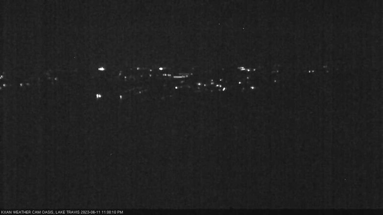 Lake Travis webcam, June 11, 2023 11:00 PM CT