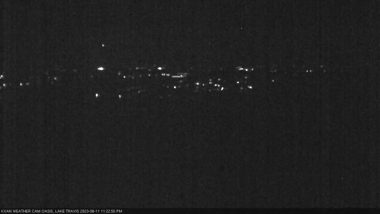 Lake Travis webcam, June 11, 2023 11:25 PM CT