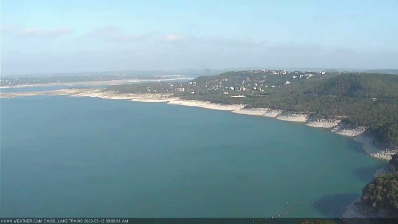 Lake Travis webcam, June 12, 2023 9:00 AM CT