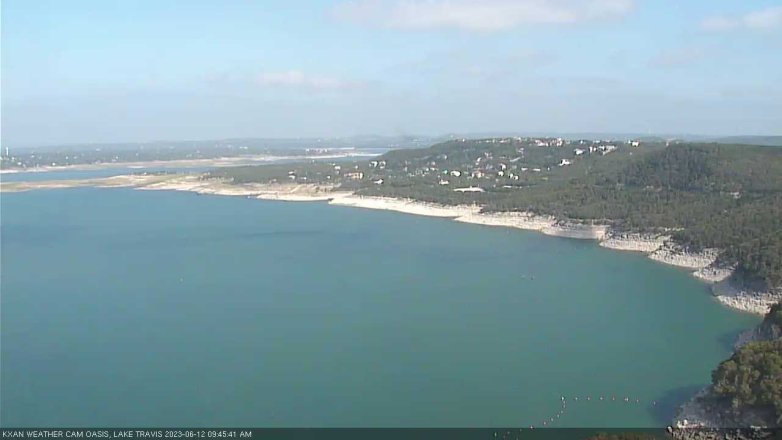 Lake Travis webcam, June 12, 2023 9:45 AM CT