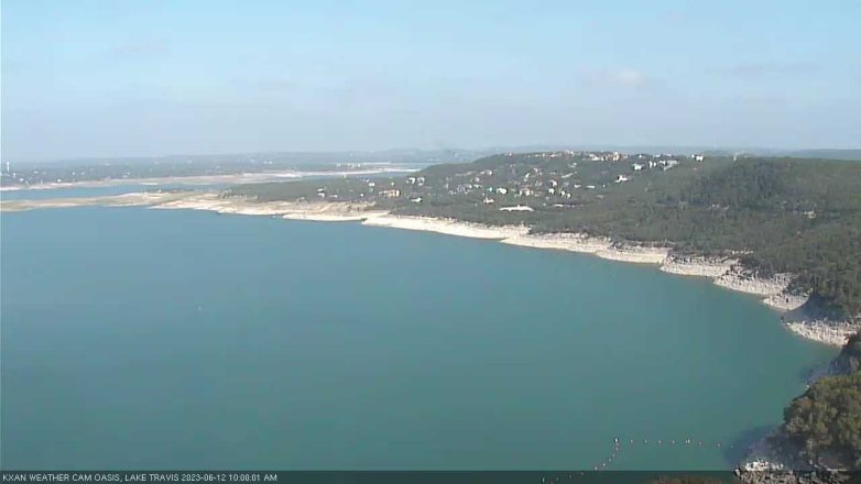 Lake Travis webcam, June 12, 2023 10:00 AM CT