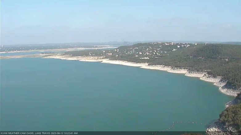 Lake Travis webcam, June 12, 2023 10:25 AM CT