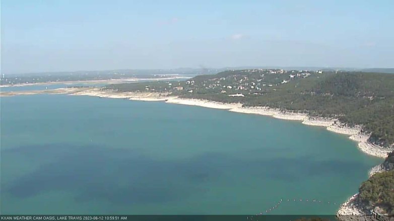 Lake Travis webcam, June 12, 2023 11:00 AM CT