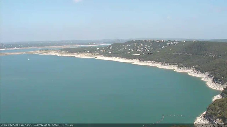 Lake Travis webcam, June 12, 2023 11:25 AM CT