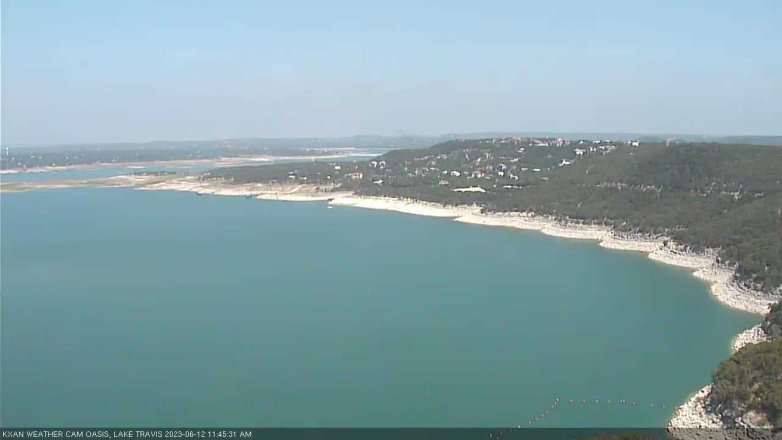 Lake Travis webcam, June 12, 2023 11:45 AM CT