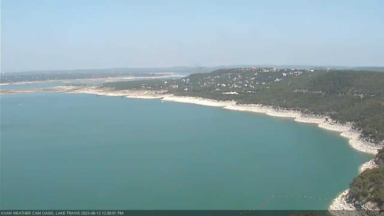 Lake Travis webcam, June 12, 2023 12:00 PM CT