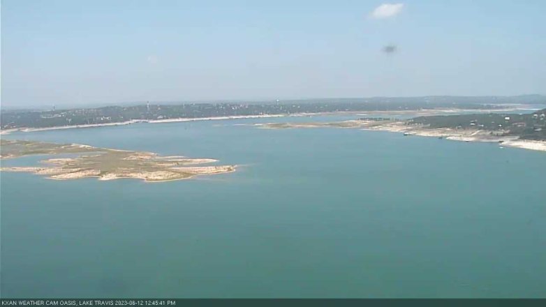Lake Travis webcam, June 12, 2023 12:45 PM CT