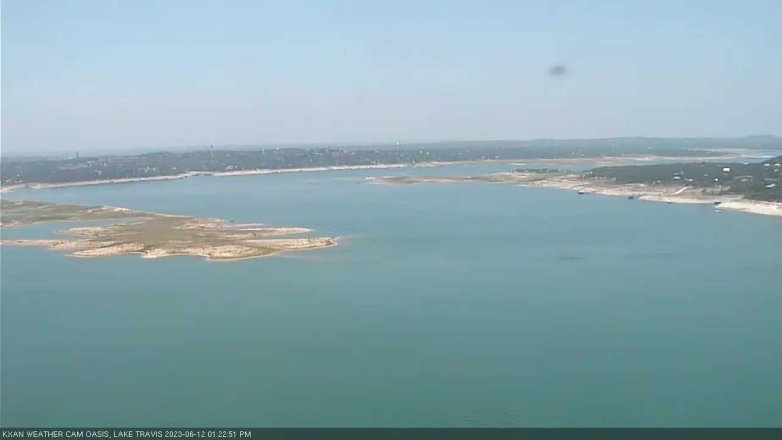 Lake Travis webcam, June 12, 2023 1:25 PM CT