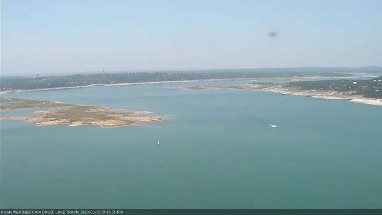 Lake Travis webcam, June 12, 2023 1:45 PM CT