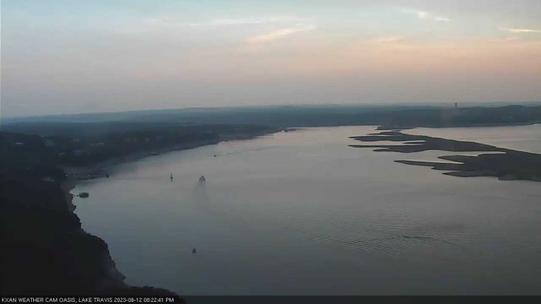 Lake Travis webcam, June 12, 2023 8:25 PM CT