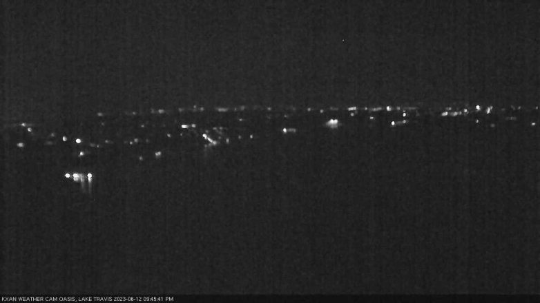 Lake Travis webcam, June 12, 2023 9:45 PM CT
