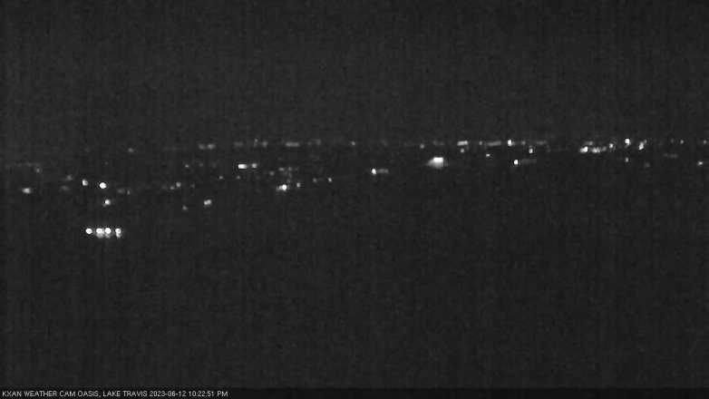 Lake Travis webcam, June 12, 2023 10:25 PM CT