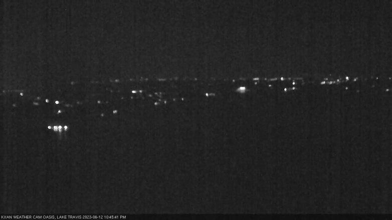Lake Travis webcam, June 12, 2023 10:45 PM CT