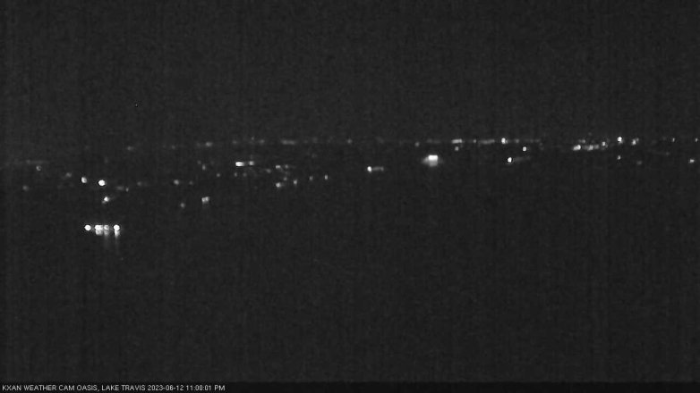 Lake Travis webcam, June 12, 2023 11:00 PM CT
