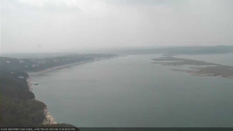 Lake Travis webcam, June 13, 2023 2:45 PM CT