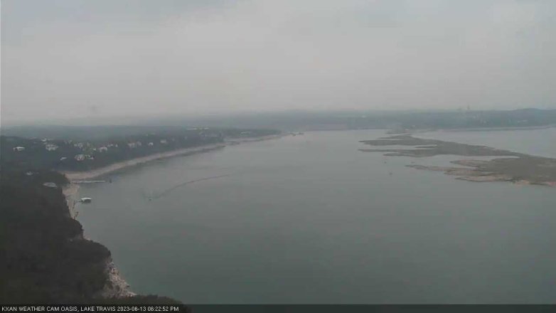 Lake Travis webcam, June 13, 2023 6:25 PM CT
