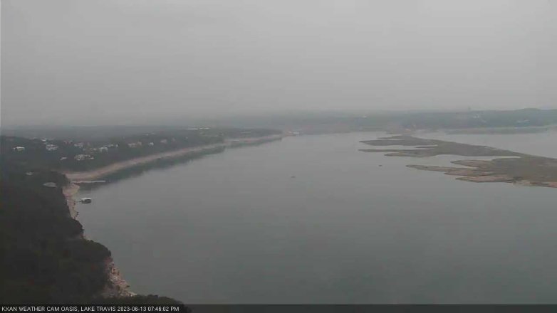 Lake Travis webcam, June 13, 2023 7:45 PM CT