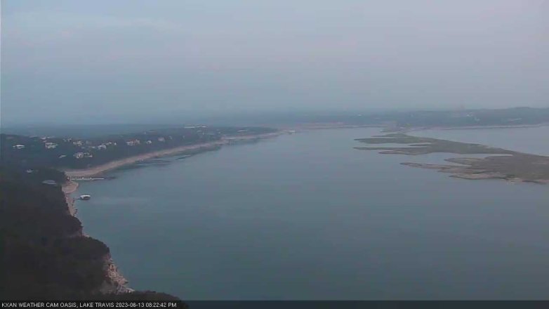 Lake Travis webcam, June 13, 2023 8:25 PM CT