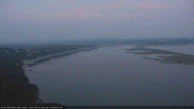 Lake Travis webcam, June 13, 2023 8:45 PM CT
