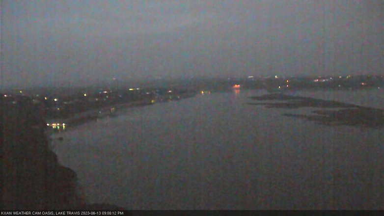 Lake Travis webcam, June 13, 2023 9:00 PM CT