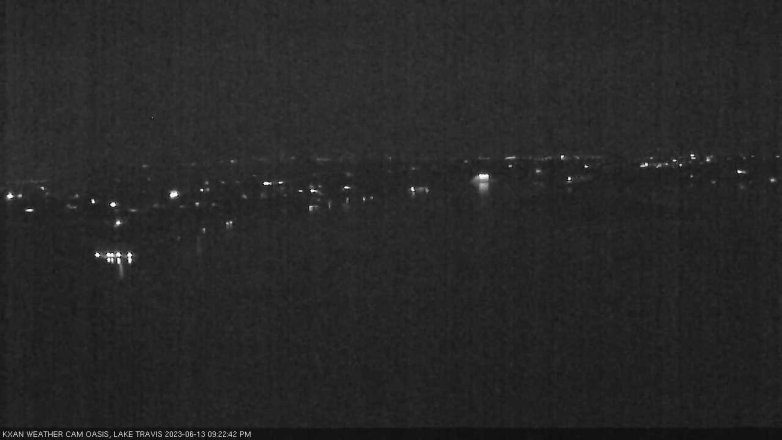 Lake Travis webcam, June 13, 2023 9:25 PM CT