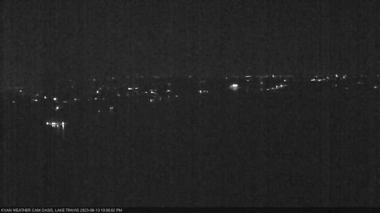Lake Travis webcam, June 13, 2023 10:00 PM CT